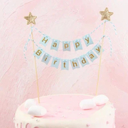 HB Tag - Flag Birthday Topper